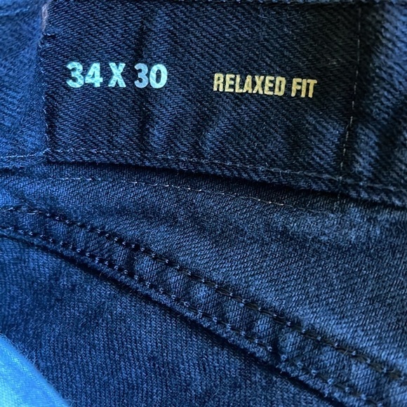 Nautica 34/30 black relaxed fit jeans with zip and button close - Picture 6 of 11